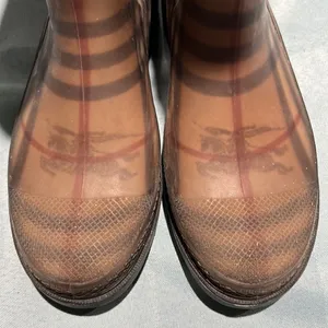 Burberry Plaid Signature Knee High Rain Boots Size 36/ 5.5‎ Fisherman Core B40 thumbnail 10