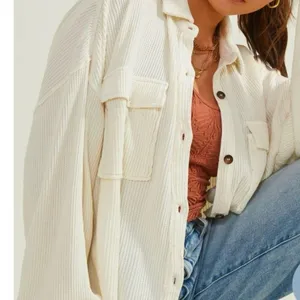 NEW Altar’d State White Jacket Size Medium Oversized Fit Easily fits as XL NWT thumbnail 2