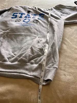 MN State 2026 Career Conference Gray Pullover Hoodie Sweatshirt Unisex Sz M NWOT thumbnail 7