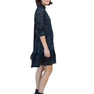 Mirth Napa Mini Dress in Black Jamdani M thumbnail 2