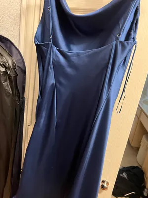 Native Daughters Blue Silk Mini Dress thumbnail 2