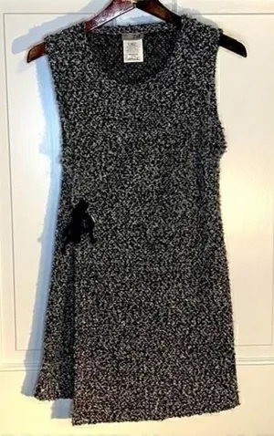 Zoe Black & Gray Wrap‎ Dress Size XS thumbnail 1