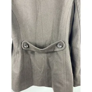 Anne Klein Brown Double Breasted Short Length Wool Blend M Lined Peacoat thumbnail 5