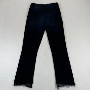 Mother Insider Crop Two Step Fray Jeans Hey Good‎ Lookin Dark Wash Step Hem 26 thumbnail 14
