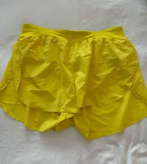Lululemon Yellow Running Shorts thumbnail 1
