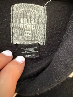 Billabong Black Crewneck Sweater with Multicolor Surf Graphic thumbnail 4