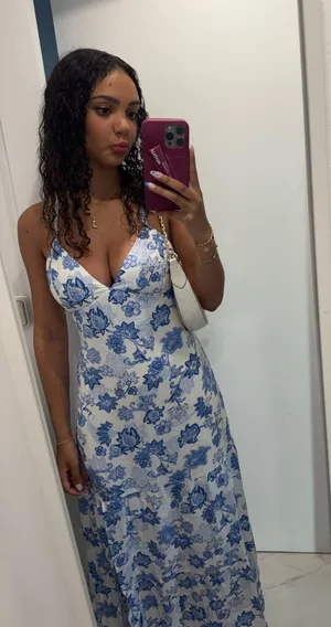 Hollister Dress Floral thumbnail 1