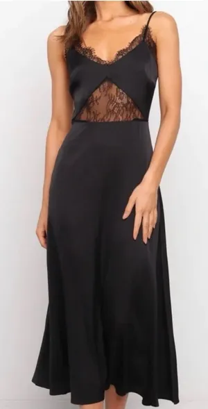 NEW Petal & Pup Ariel Dress in Black, 6 thumbnail 1