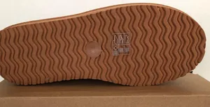 Pacific&Co PORTLAND BOOT COMPANY Size 10 Chestnut Womens Shearling Booties Faux Suede New thumbnail 8