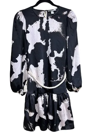 Alexis X Target‎ Ruffle Mini Dress W/Rope Belt Women’S Size Medium thumbnail 1