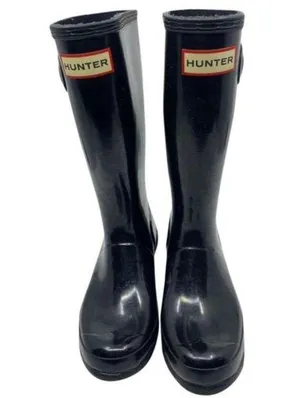 Hunter Women's Black Boots Size 2B/3G thumbnail 1