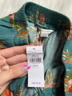 NWT american eagle floral flowy pants thumbnail 7