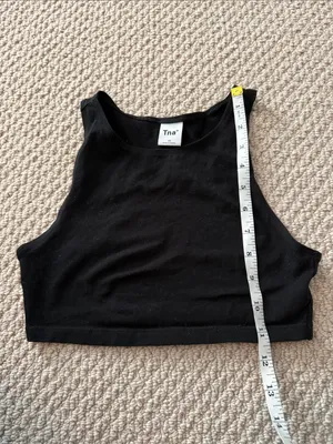 Tna Size Extra Small XS Chill Mission Tank from Aritzi Black Cropped Tank thumbnail 2