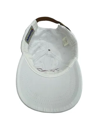 Chi Omega White Hat Baseball Cap Sorority Womens Greek Letters Embroidered Adams thumbnail 7