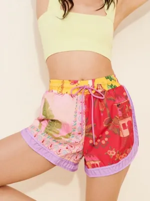 FARM Rio Mixed Scarves Shorts thumbnail 1