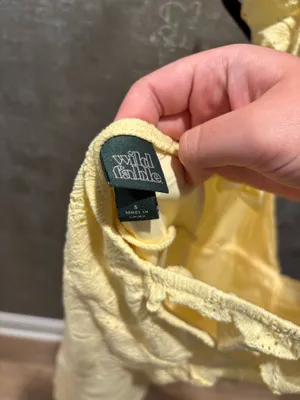 Wild Fable Light Yellow Dress thumbnail 3
