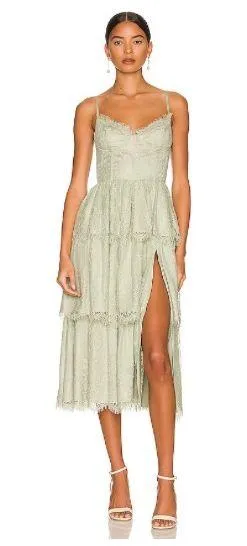 V Chapman Mia Dress Green Size 4 thumbnail 1