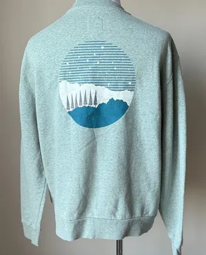 Mountain and Isles Sweatshirt Green Size M thumbnail 1
