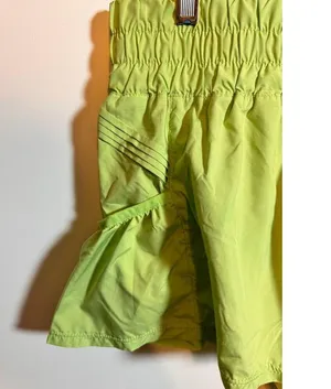 Brand New Free People Movement Women's Large Chartreuse Green Mini Skirt thumbnail 8