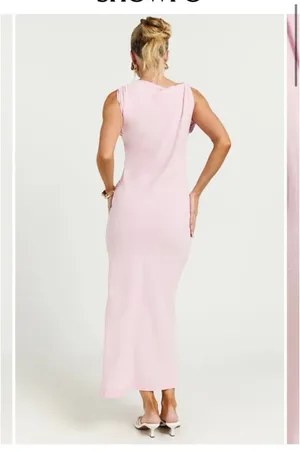 NWT SHOWPO linen blend dress size 4 thumbnail 4