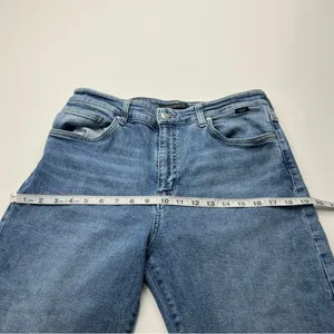 Mavi Barcelona High Rise Wide Leg Womens Size 31 Blue Denim Jean‎ *TINY FLAW thumbnail 9