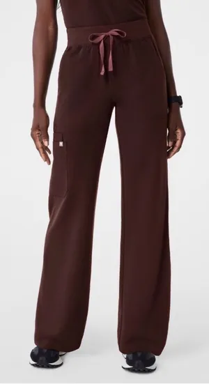 FIGS Espresso Isabel Scrub Pants thumbnail 1