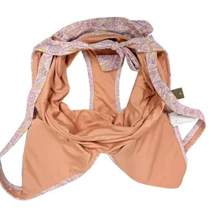 NWT J. Crew Eco Plunge One Piece‎ Swimsuit Beach Paisley Peach Size 12 thumbnail 14