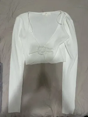Klaus Long Sleeve Top White thumbnail 1