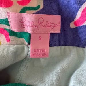 Lilly Pulitzer Tropical Floral Skort in Pink, Green & Blue thumbnail 5