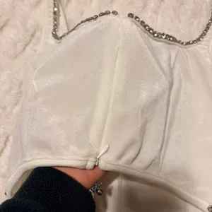 Pretty Little Thing Corset Top White thumbnail 4