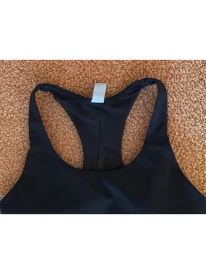 EXCELLENT Lululemon Invigorate Long Line Racerback Training Gym Bra Black Size 8 thumbnail 6