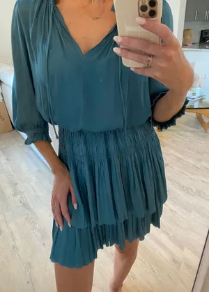 Boutique Dress Blue thumbnail 2