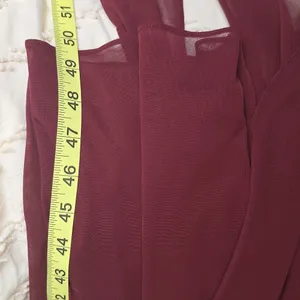 Bridesmaid Dress Cabernet Red Size 8 Multiway Formal Chiffon Gown Romantic Wine thumbnail 5