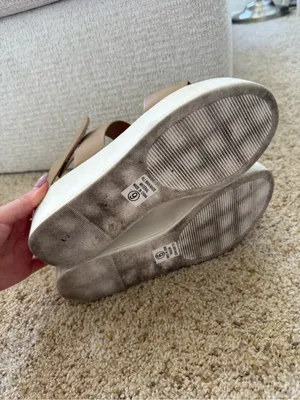J. Adams Platform Slingback Sandals in Beige thumbnail 3