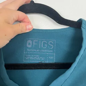 Figs Women Casma Technical Pocket Scrub Top Teal Blue XXS FW1100‎ thumbnail 4