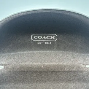 Coach Original White Logo Hard Sunglass Case Holder Sunglasses Microfiber Cloth thumbnail 13