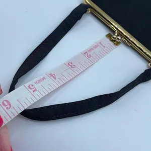 Vintage Virginia ribbed fabric tiny satchel. . thumbnail 10