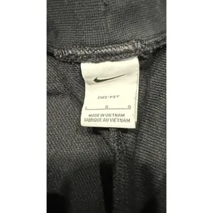Nike Womens Dri-FIT Tapered Joggers Black Drawstring Sweatpants Large thumbnail 3