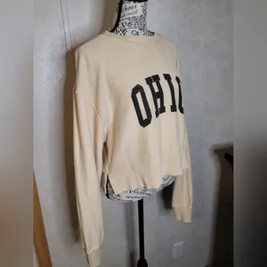 Chicka-D OHIO Corded Boxy Crewneck Sweatshirt - Size M - Gameday Chic thumbnail 11