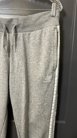 Adidas Gray 3-Stripe Men's Jogger Sweatpants thumbnail 5