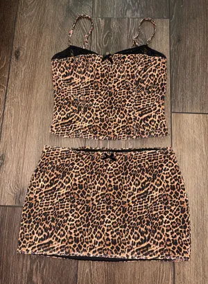Edikted Cheetah Print Set thumbnail 1