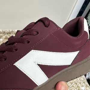 London Rag Womens Zoomer Contrasting Patchwork Chunky Sneakers Maroon NWT thumbnail 7