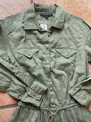 Wasson Military- Olive Snap Shirt Jacket thumbnail 2
