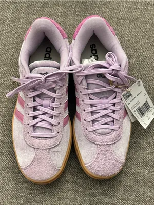adidas Women's Purple VL Court Bold Sneakers. New size 6 thumbnail 9