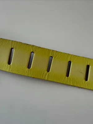 We The Free buff leather Jona belt, yellow, size S/M thumbnail 12