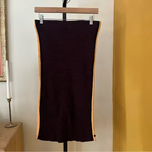 Scotch & Soda Dans La Nuit Fitted Ribbed Knit Skirt Side‎ Stripes Bodycon Size M thumbnail 3