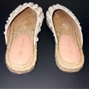 NEW Avec Les Filles Val Rosette Espadrille Mules Size 5 Coquette Preppy Boho thumbnail 4