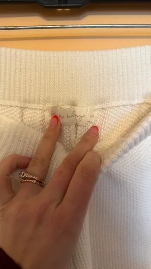 Grey Bandit Knit Shorts White Waffle thumbnail 2