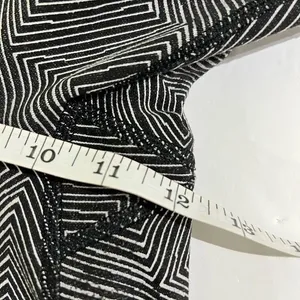 Lululemon Wunder Under Pant‎ (Hi-Rise) Maze Jacquard White Black W5AAYS Size 6 thumbnail 7
