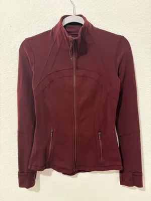 Lululemon Maroon Define Jacket 6 thumbnail 3